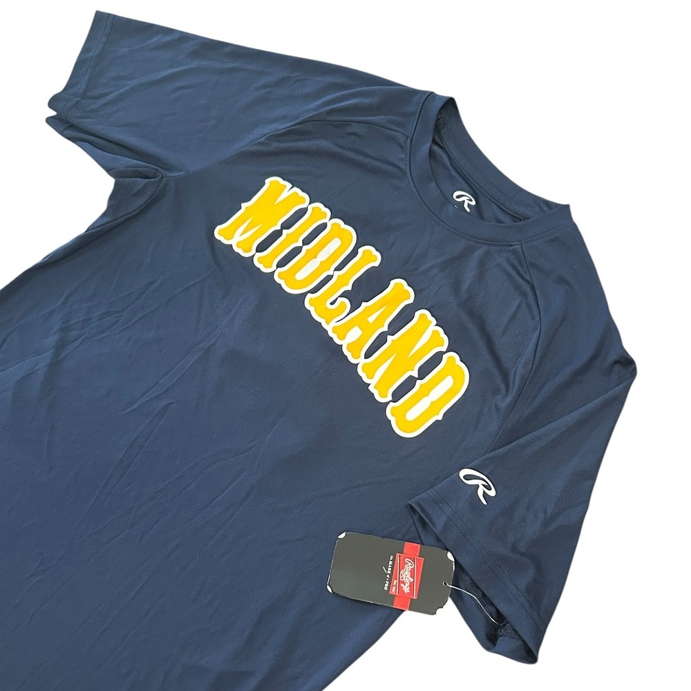 Rawlings Midland Baseball Performance Shirt Jersey #5 Team Sports Athletic NWT